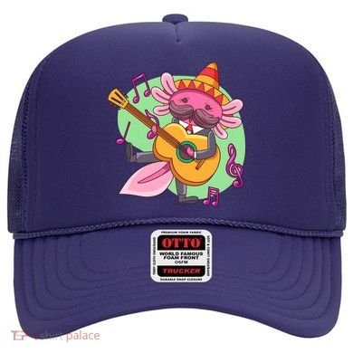 Axolotl Playing Guitar Hat