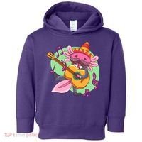 Axolotl Playing Guitar Toddler Hoodie thumb 0