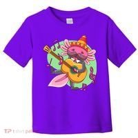 Axolotl Playing Guitar Toddler T-Shirt thumb 0