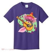 Axolotl Playing Guitar Kids T-Shirt thumb 0