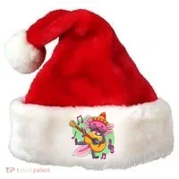 Axolotl Playing Guitar Santa Hat thumb 0