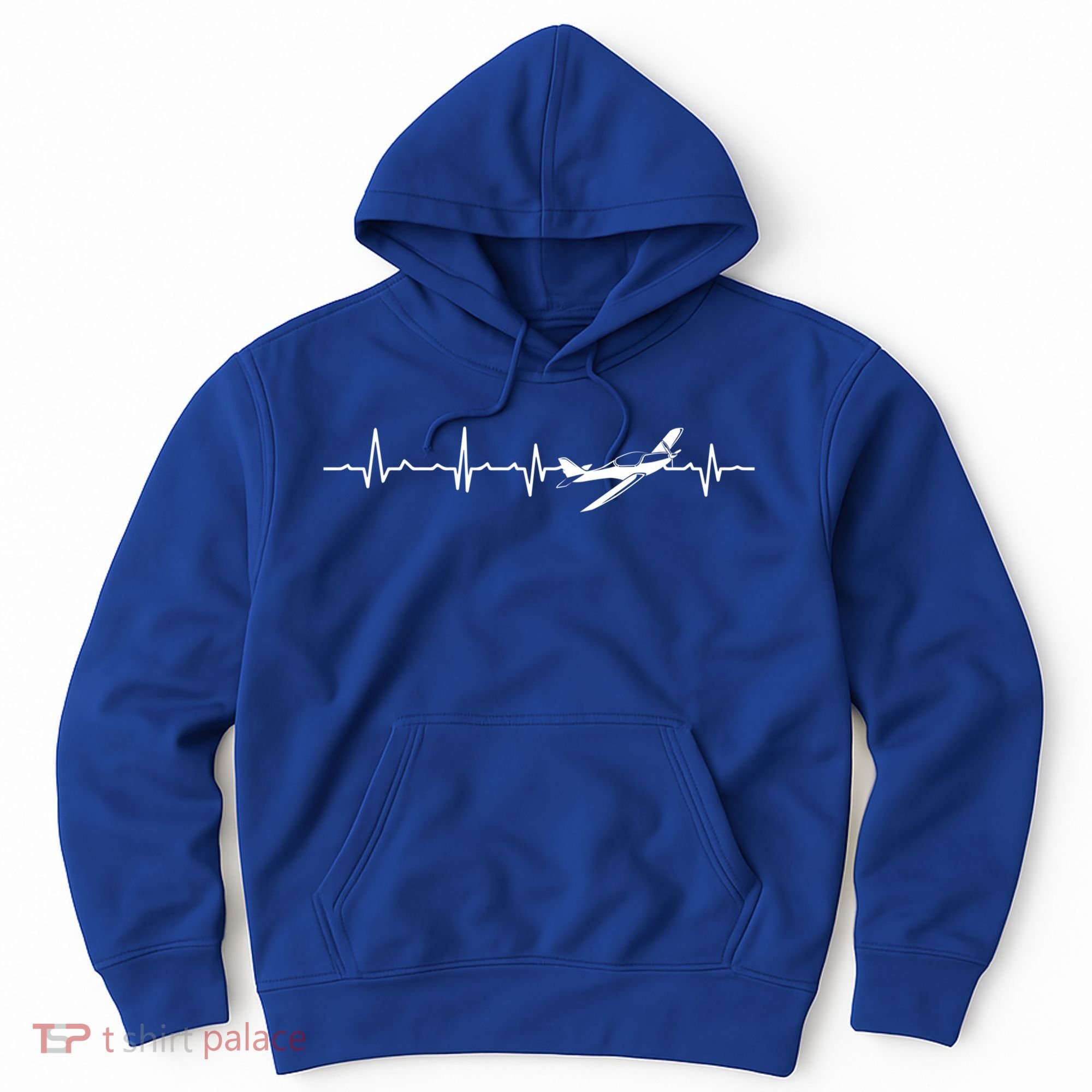 Awesome Pilot Heartbeat Flying Airplane Aviator Aviation Cool Gift Hoodie