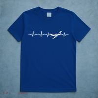 Awesome Pilot Heartbeat Flying Airplane Aviator Aviation Cool Gift T-Shirt thumb 5