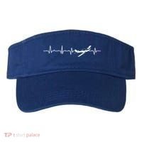 Awesome Pilot Heartbeat Flying Airplane Aviator Aviation Cool Gift Visor thumb 0