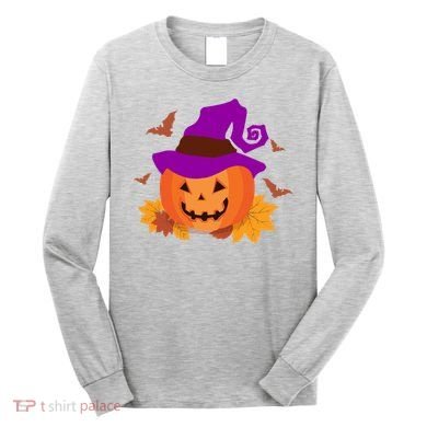 Autumn Pumpkin Halloween Long Sleeve Shirt