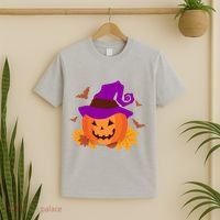 Autumn Pumpkin Halloween T-Shirt thumb 2