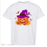 Autumn Pumpkin Halloween Toddler T-Shirt thumb 0