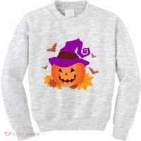 Autumn Pumpkin Halloween Kids Sweatshirt thumb 0