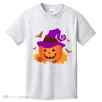 Autumn Pumpkin Halloween Kids T-Shirt thumb 0