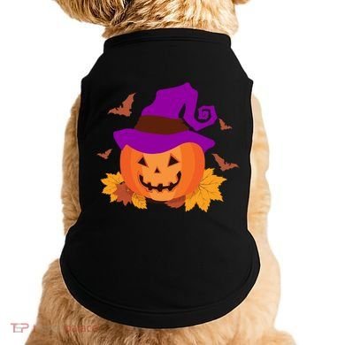 Autumn Pumpkin Halloween Doggie Tank