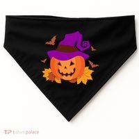 Autumn Pumpkin Halloween USA-Made Doggie Bandana thumb 0