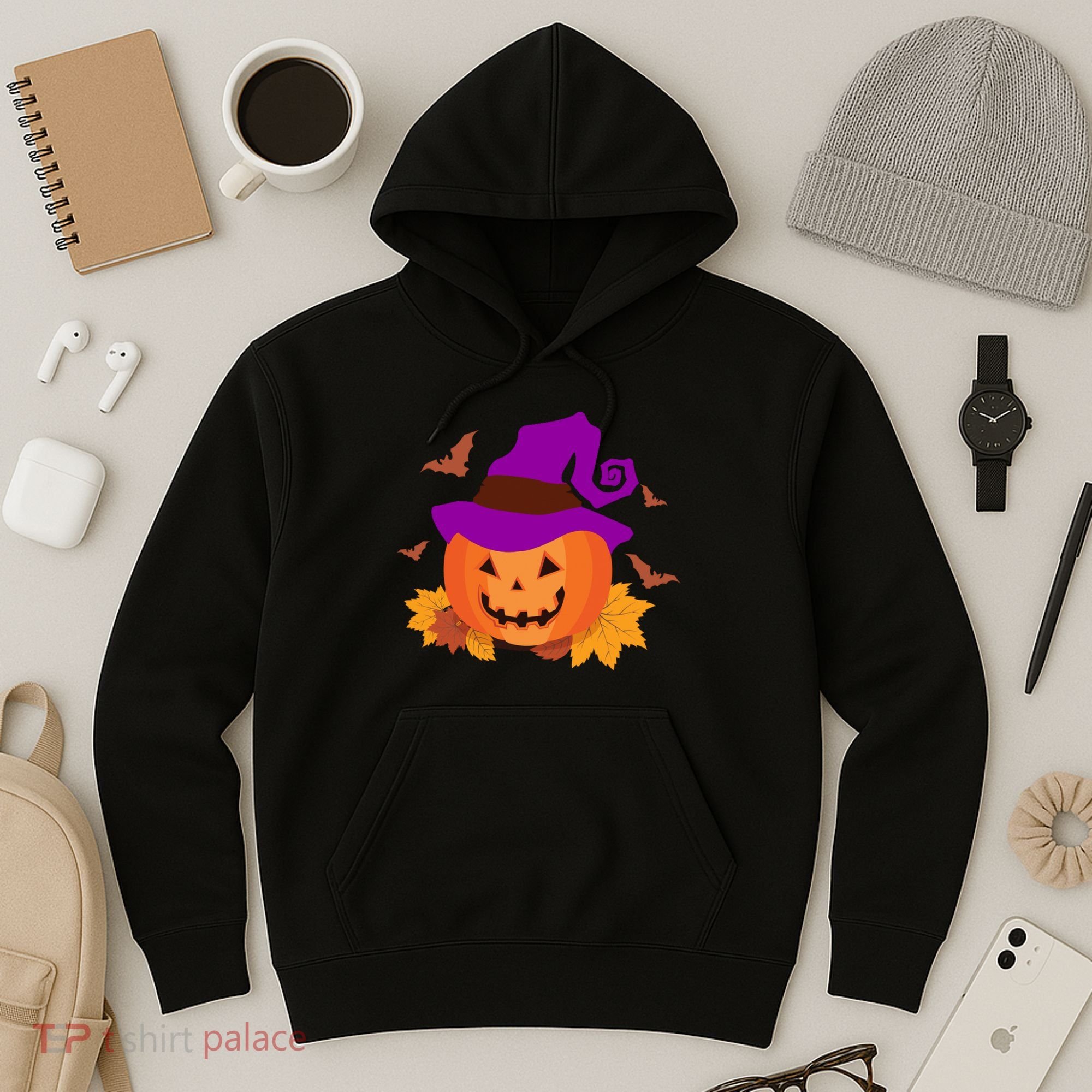 Autumn Pumpkin Halloween Hoodie