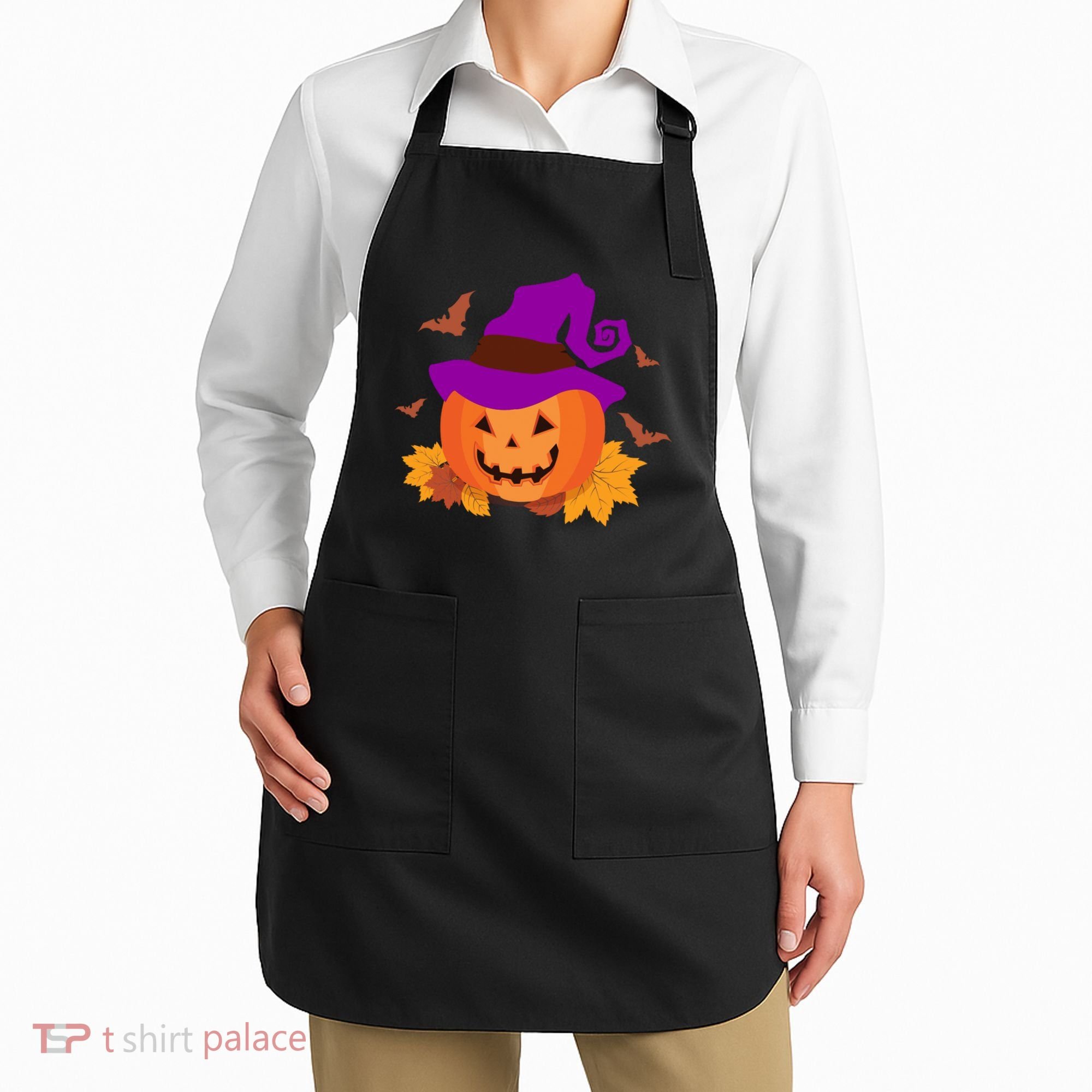 Autumn Pumpkin Halloween Apron