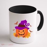 Autumn Pumpkin Halloween Coffee Mug thumb 1