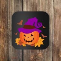 Autumn Pumpkin Halloween Coaster thumb 0