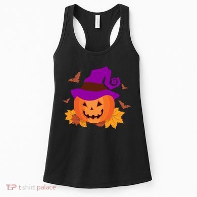 Autumn Pumpkin Halloween Women's Tank Top