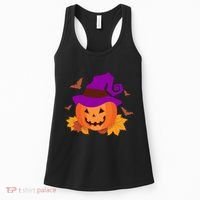 Autumn Pumpkin Halloween Women's Tank Top thumb 0