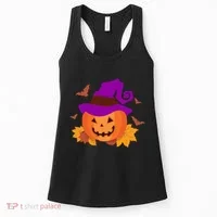 Autumn Pumpkin Halloween Women's Tank Top thumb 0