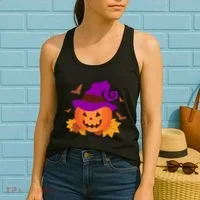 Autumn Pumpkin Halloween Women's Tank Top thumb 2