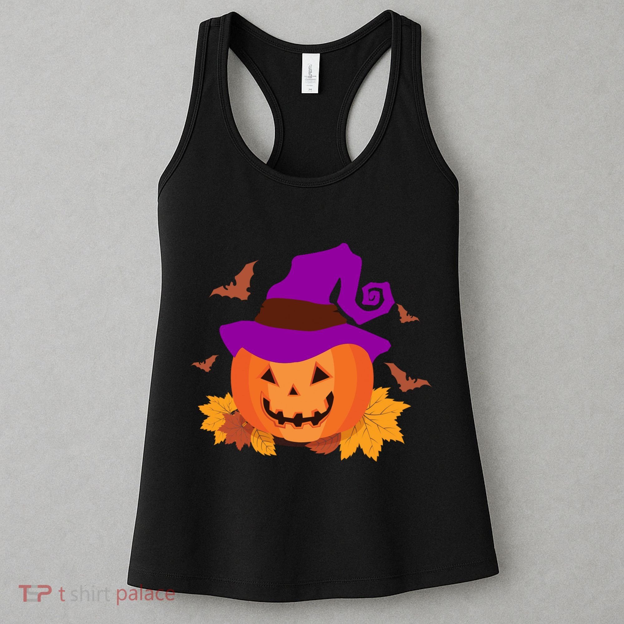 Autumn Pumpkin Halloween Women's Tank Top
