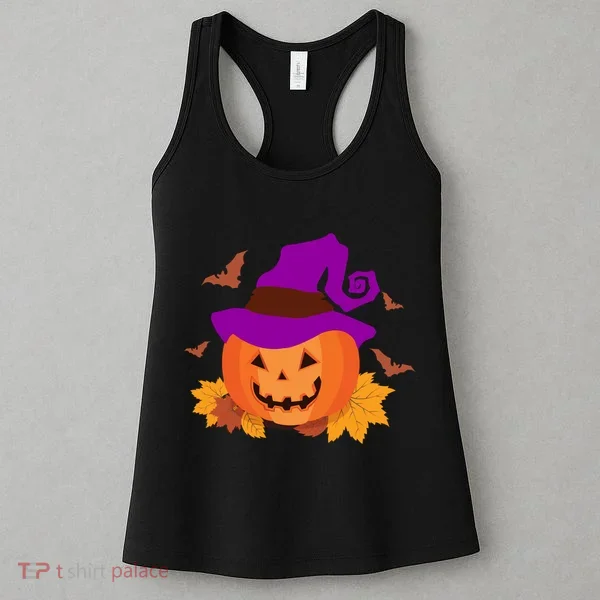 Autumn Pumpkin Halloween Women's Tank Top