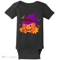 Autumn Pumpkin Halloween Baby Bodysuit thumb 0