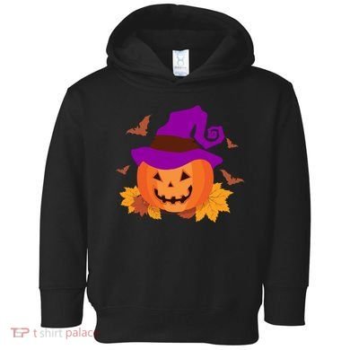 Autumn Pumpkin Halloween Toddler Hoodie