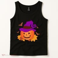 Autumn Pumpkin Halloween Tank Top thumb 2