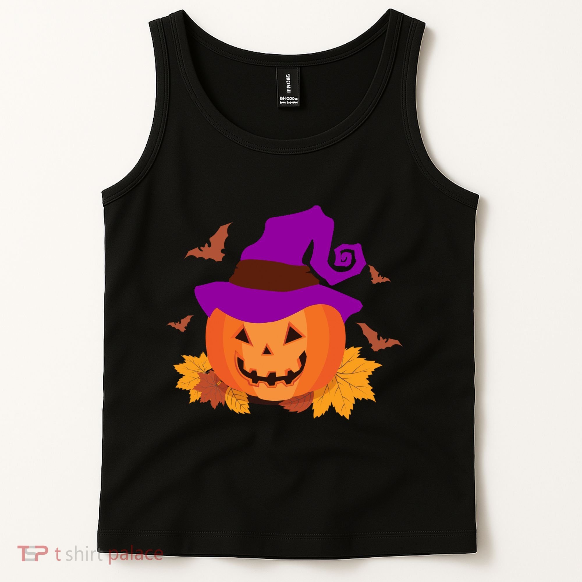 Autumn Pumpkin Halloween Tank Top