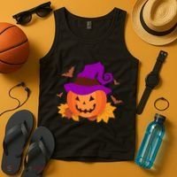 Autumn Pumpkin Halloween Tank Top thumb 4