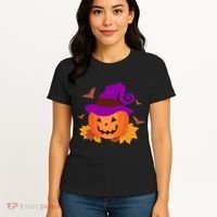 Autumn Pumpkin Halloween Women's T-Shirt thumb 4