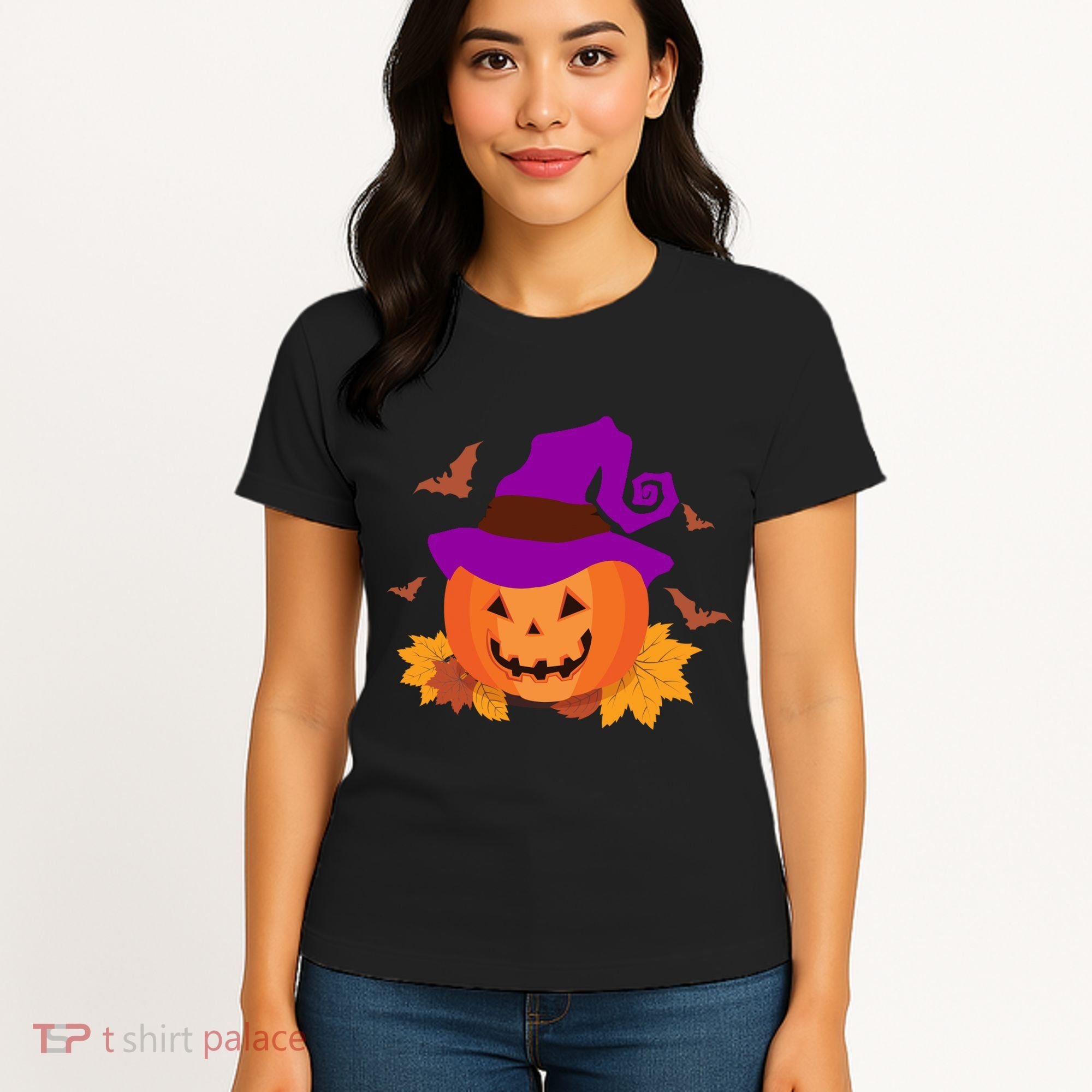 Autumn Pumpkin Halloween Women's T-Shirt