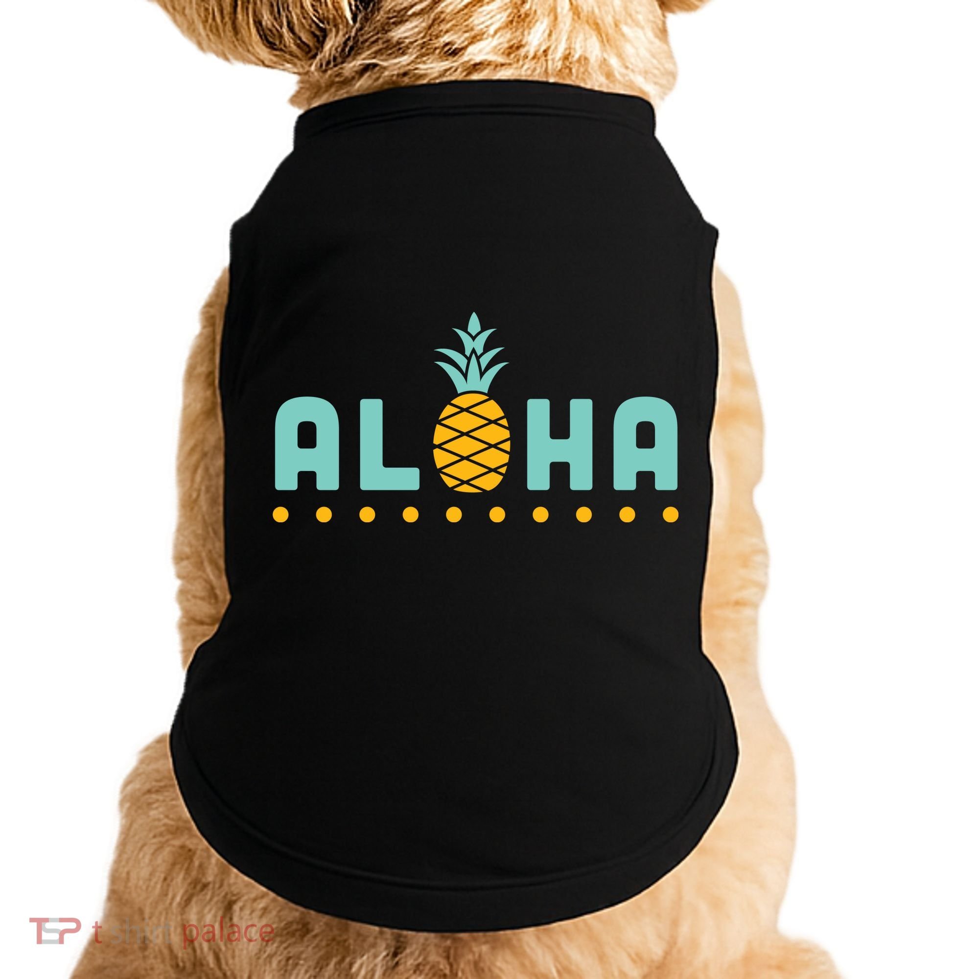 Aloha Pineapple Hawaiian Doggie Tank
