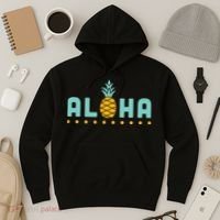 Aloha Pineapple Hawaiian Hoodie thumb 3
