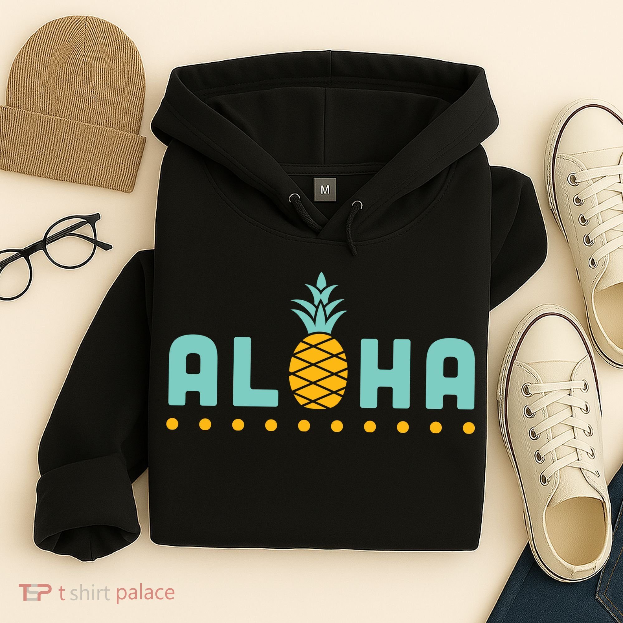 Aloha Pineapple Hawaiian Hoodie