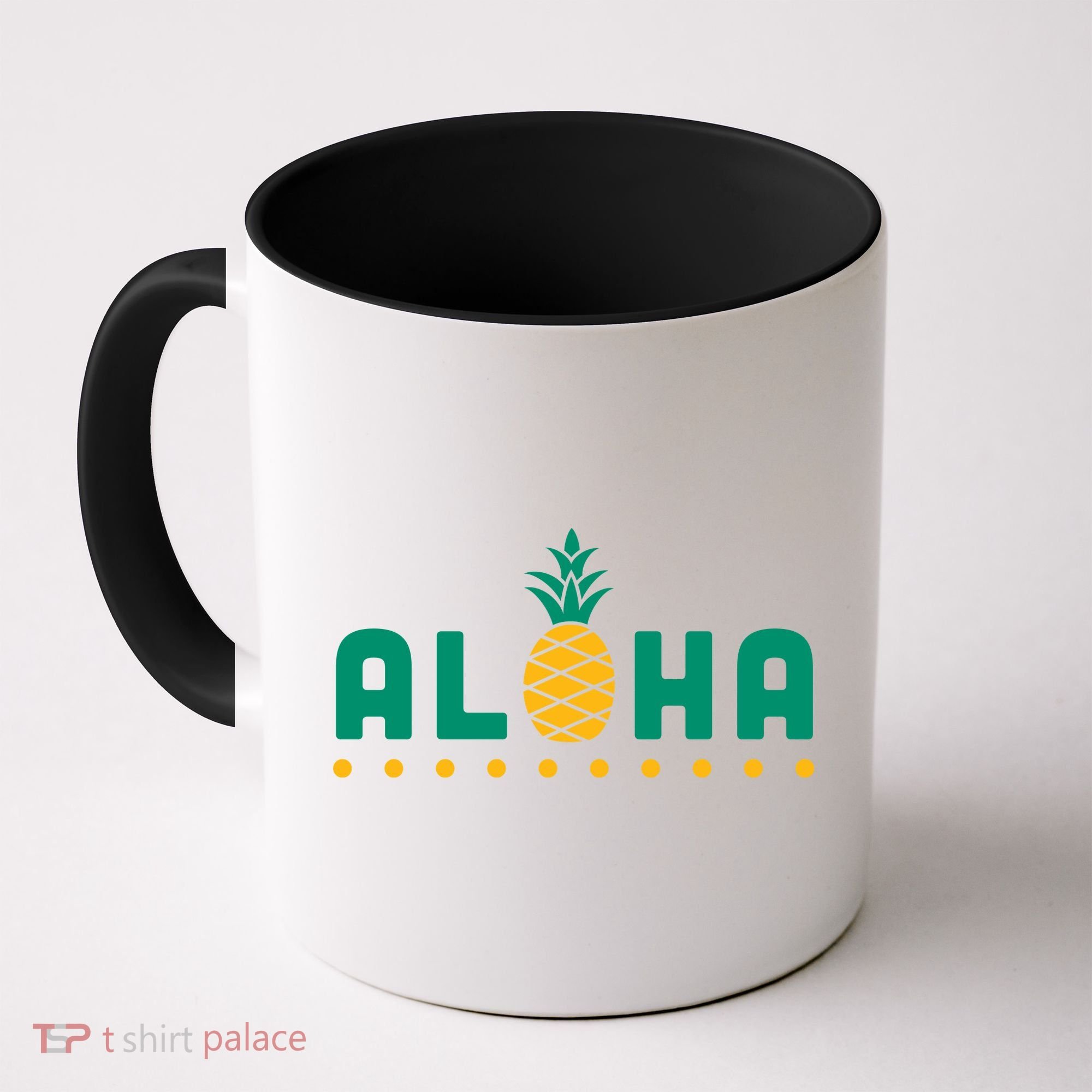 Aloha Pineapple Hawaiian Coffee Mug