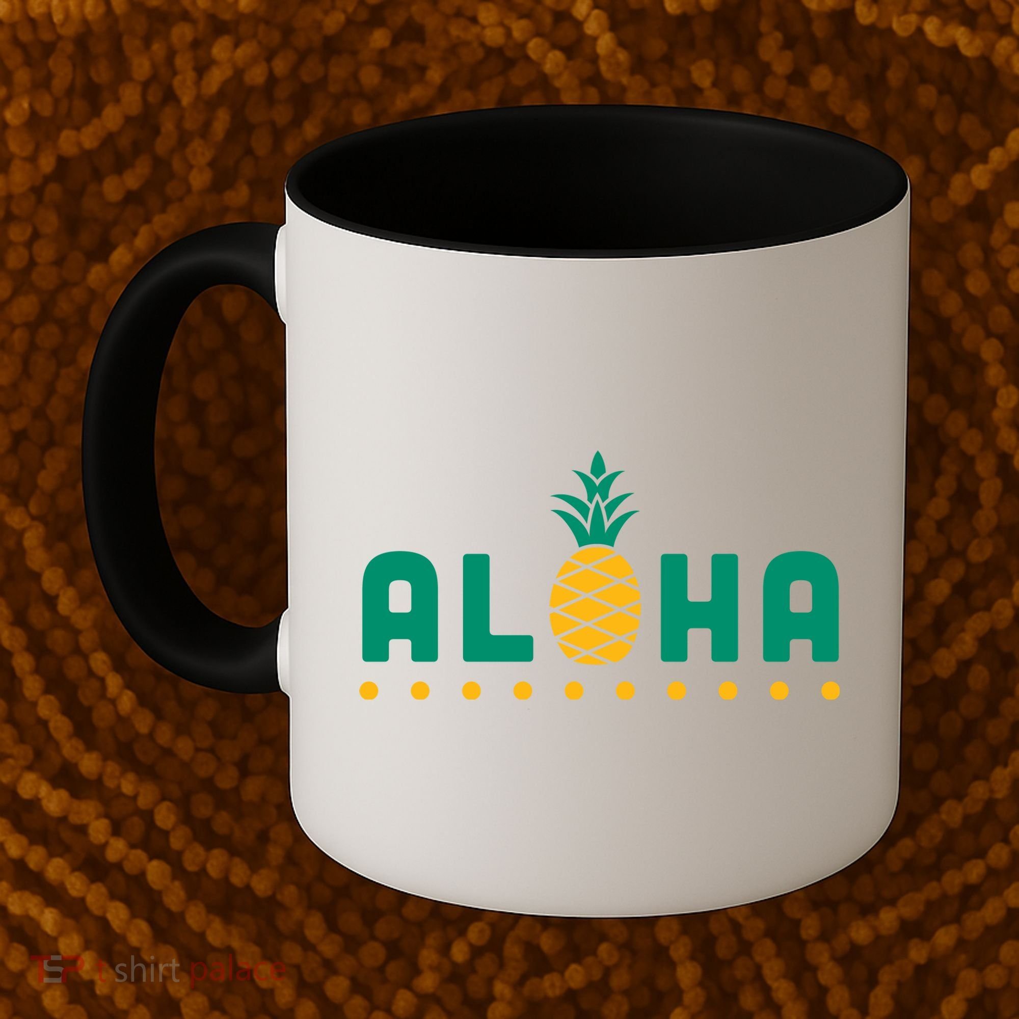 Aloha Pineapple Hawaiian Coffee Mug