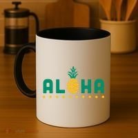 Aloha Pineapple Hawaiian Coffee Mug thumb 4