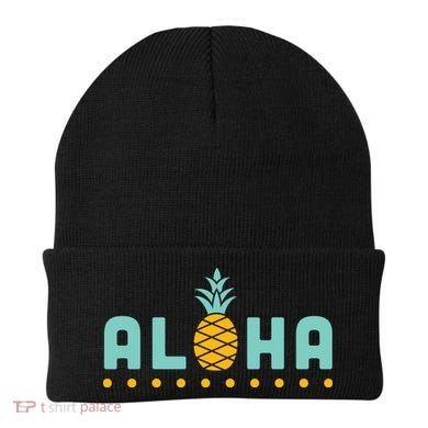 Aloha Pineapple Hawaiian Beanie