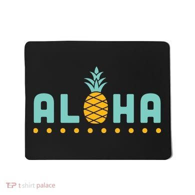 Aloha Pineapple Hawaiian Mousepad