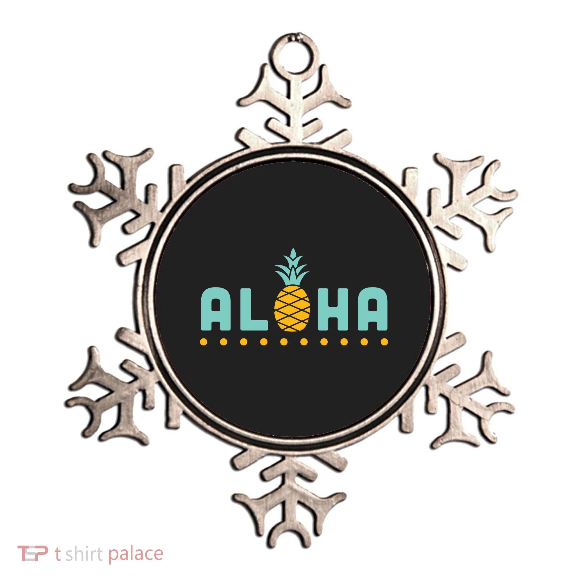 Aloha Pineapple Hawaiian Ornament