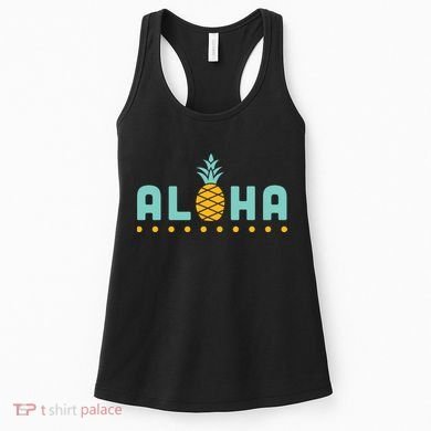 Aloha Pineapple Hawaiian Women's Tank Top