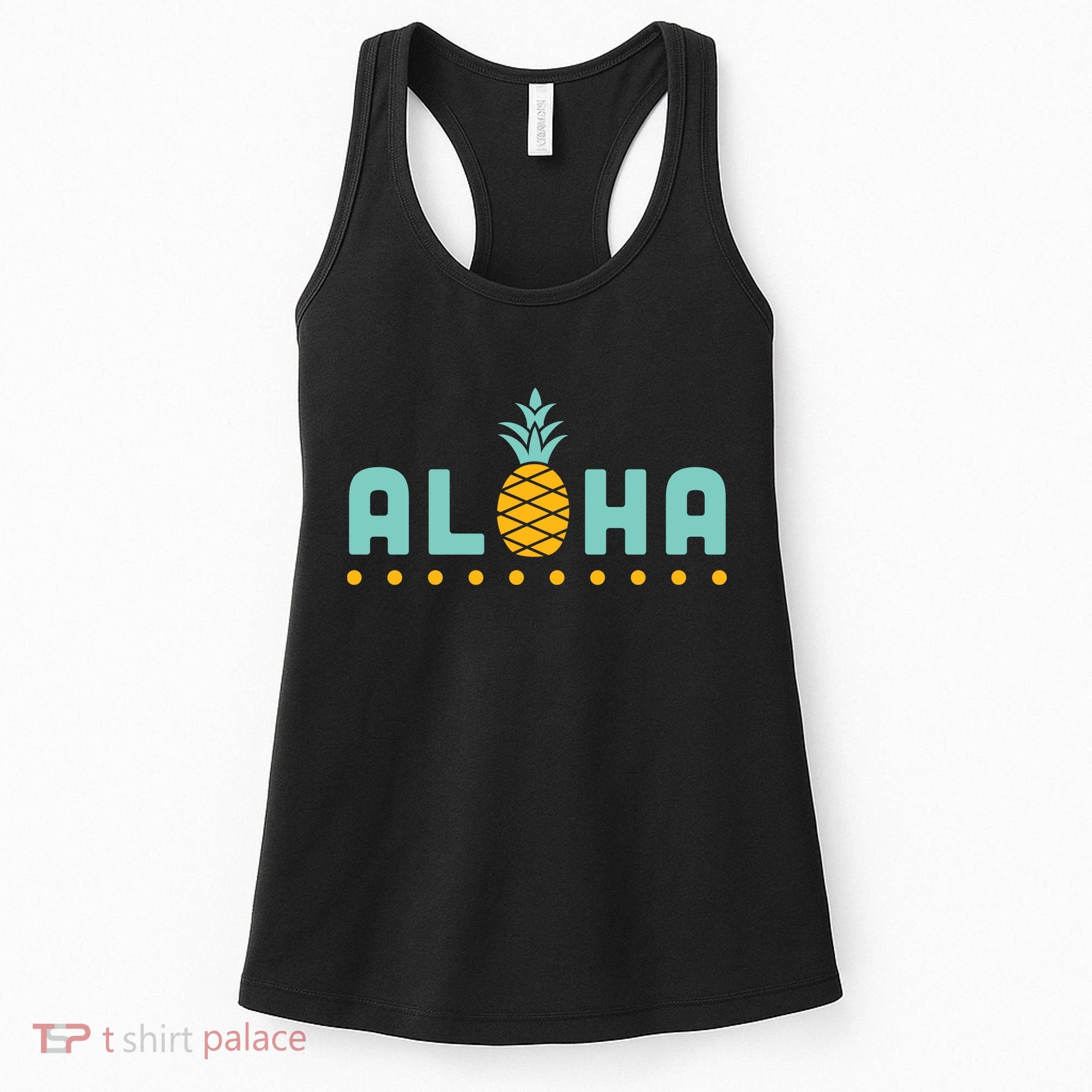 Aloha Pineapple Hawaiian Women's Tank Top