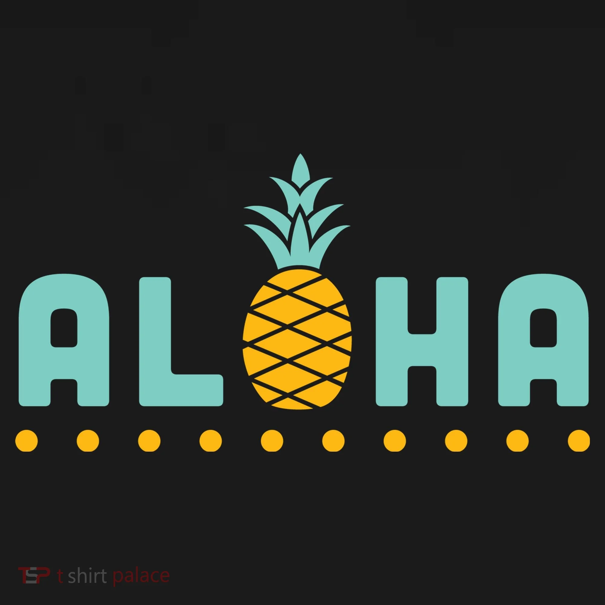 Aloha Pineapple Hawaiian Women's Tank Top