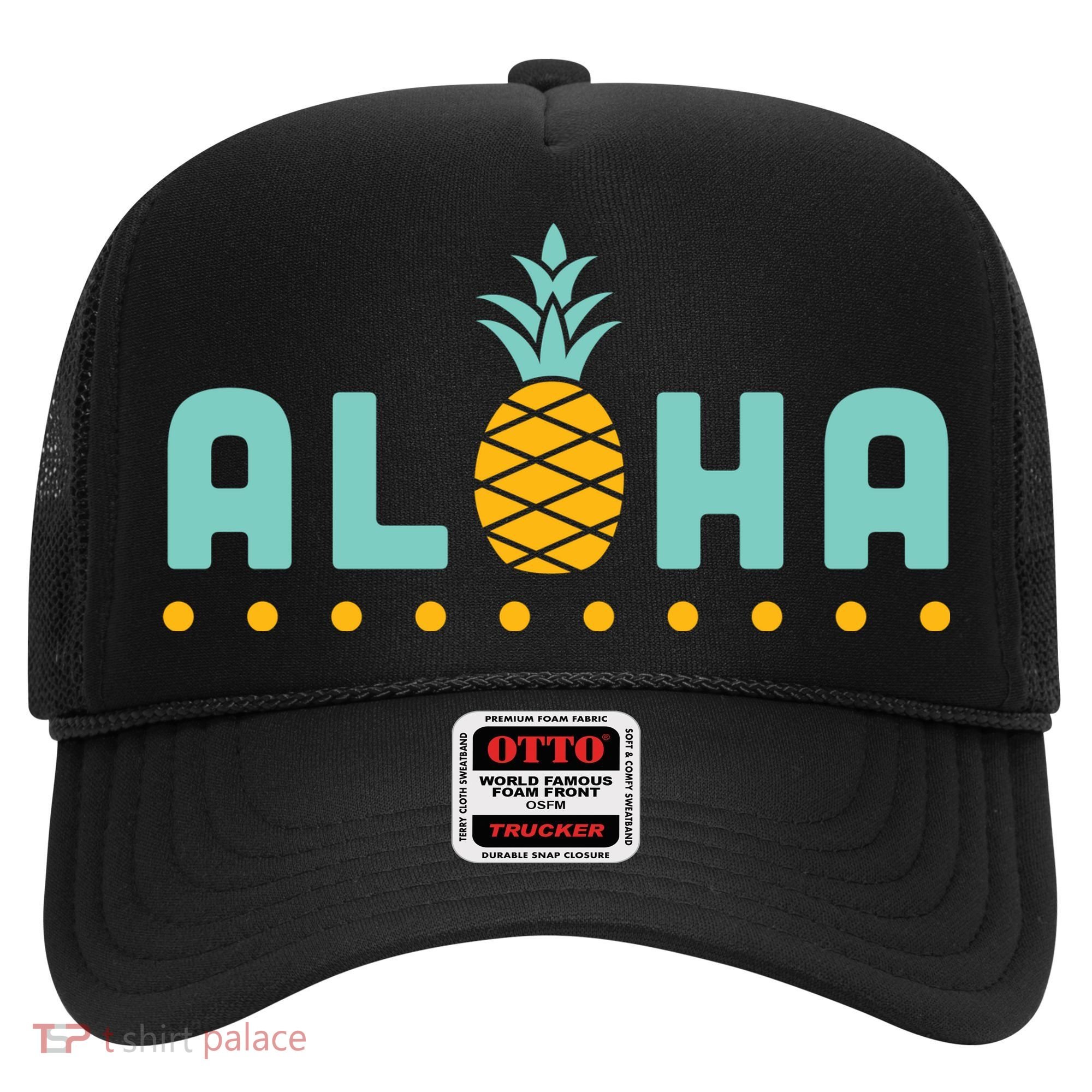 Aloha Pineapple Hawaiian Hat