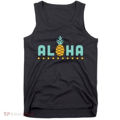 Aloha Pineapple Hawaiian Tank Top