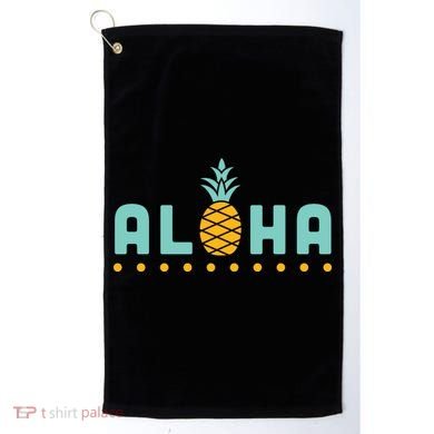 Aloha Pineapple Hawaiian Golf Towel