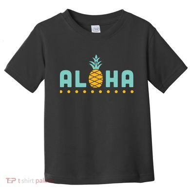 Aloha Pineapple Hawaiian Toddler T-Shirt
