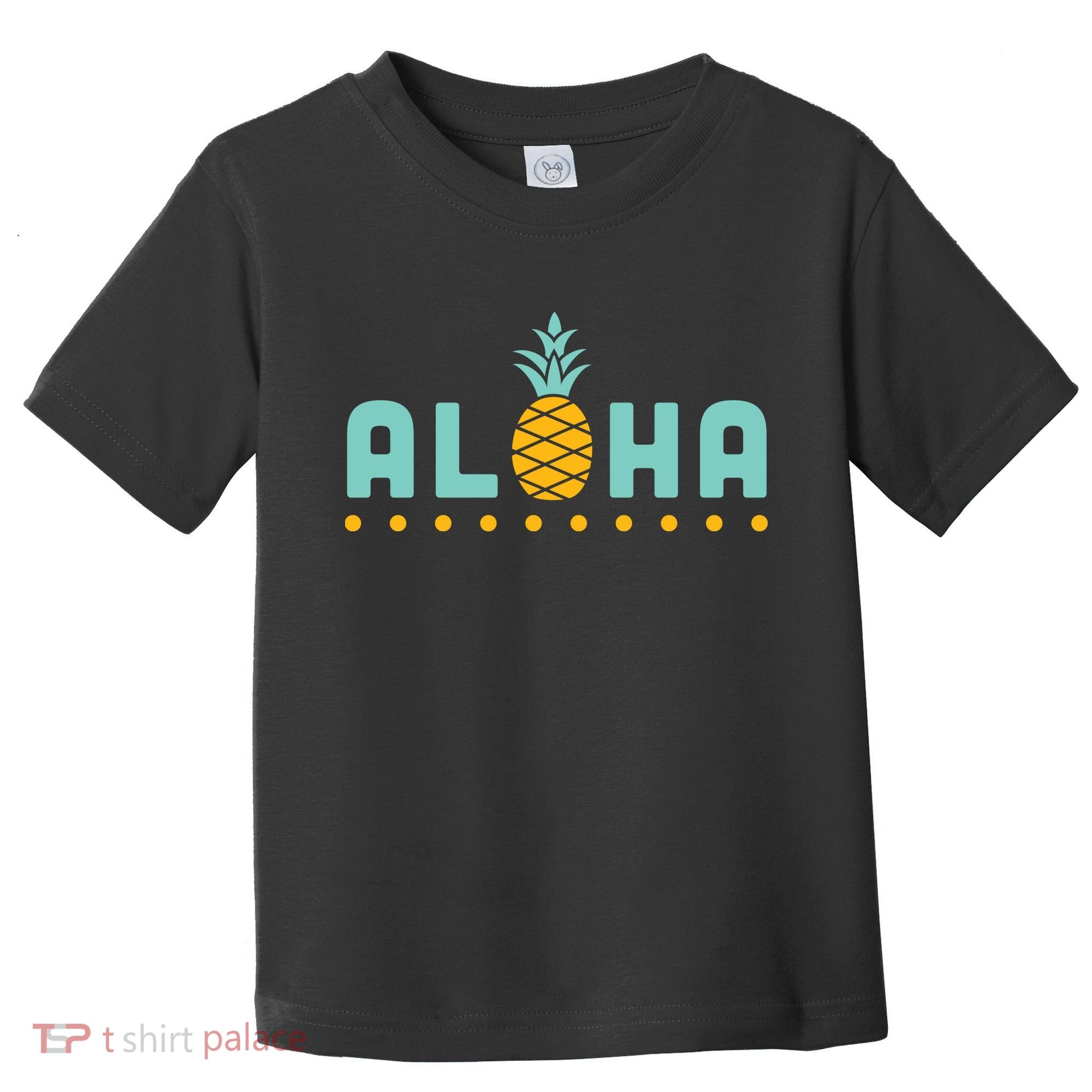 Aloha Pineapple Hawaiian Toddler T-Shirt