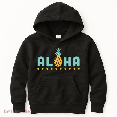 Aloha Pineapple Hawaiian Kids Hoodie